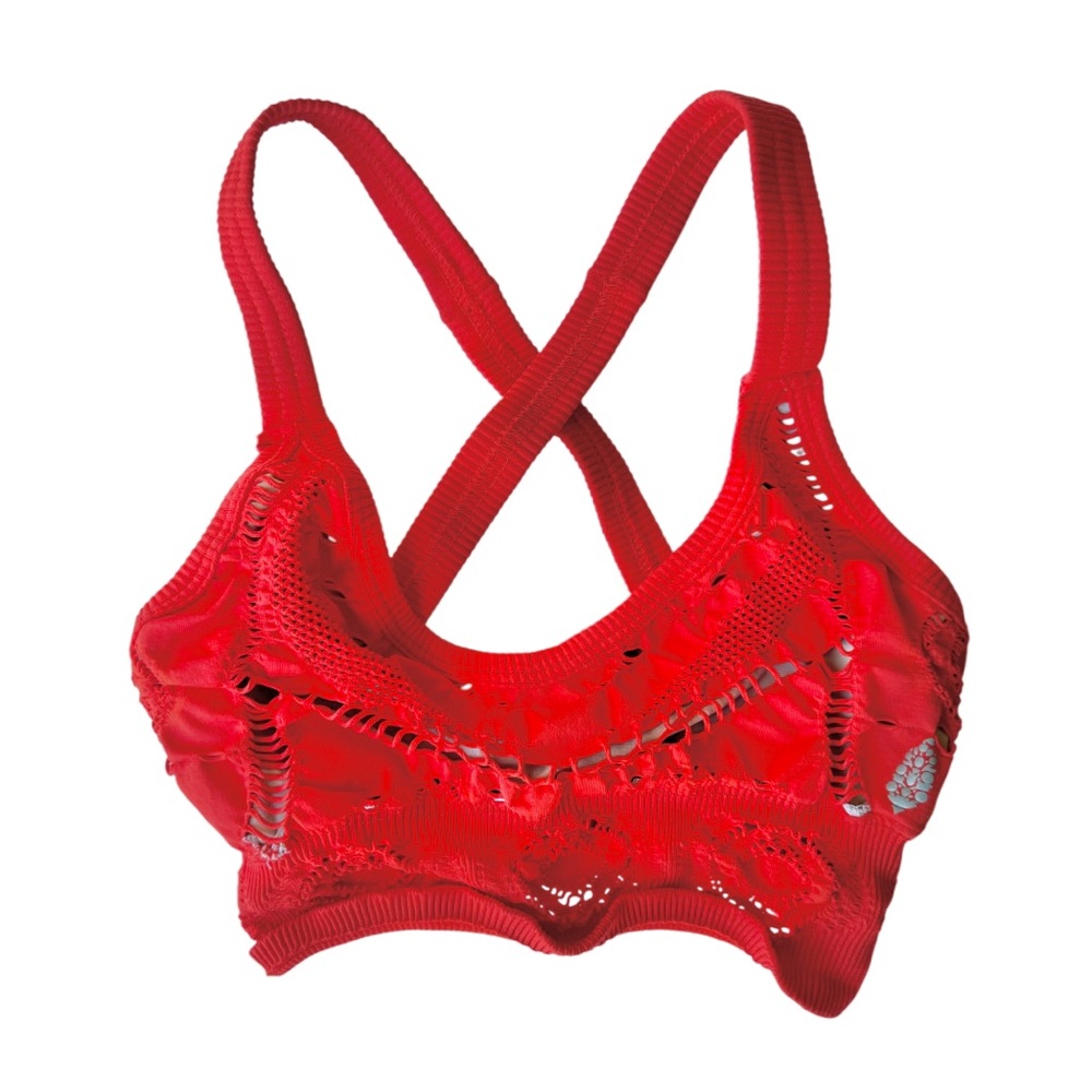 FP Boho Red Sports Bra - Picture 2 of 9